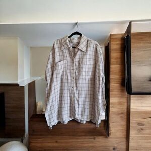 We The Free Cream Button Down Shirt